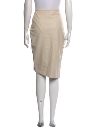 Zeynep Arçay Lambskin Knee-Length Skirt