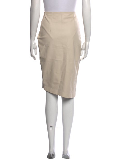 Zeynep Arçay Lambskin Knee-Length Skirt