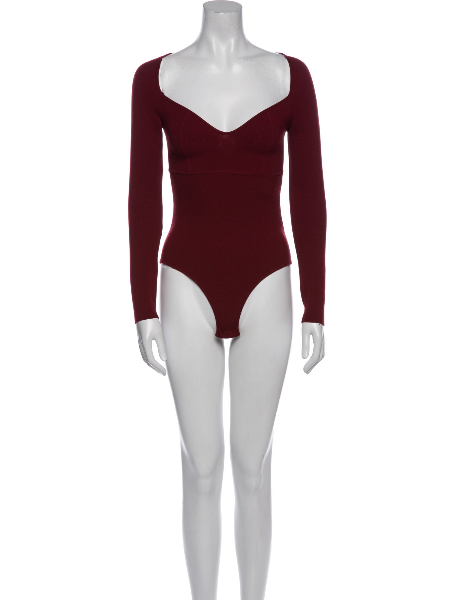 Zeynep Arçay V-Neck Long Sleeve Bodysuit