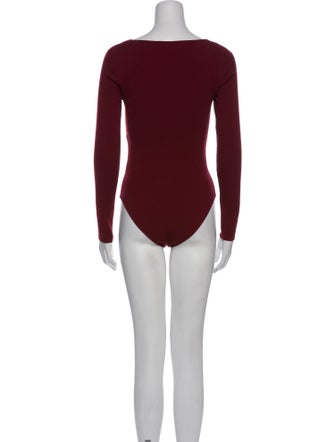 Zeynep Arçay V-Neck Long Sleeve Bodysuit