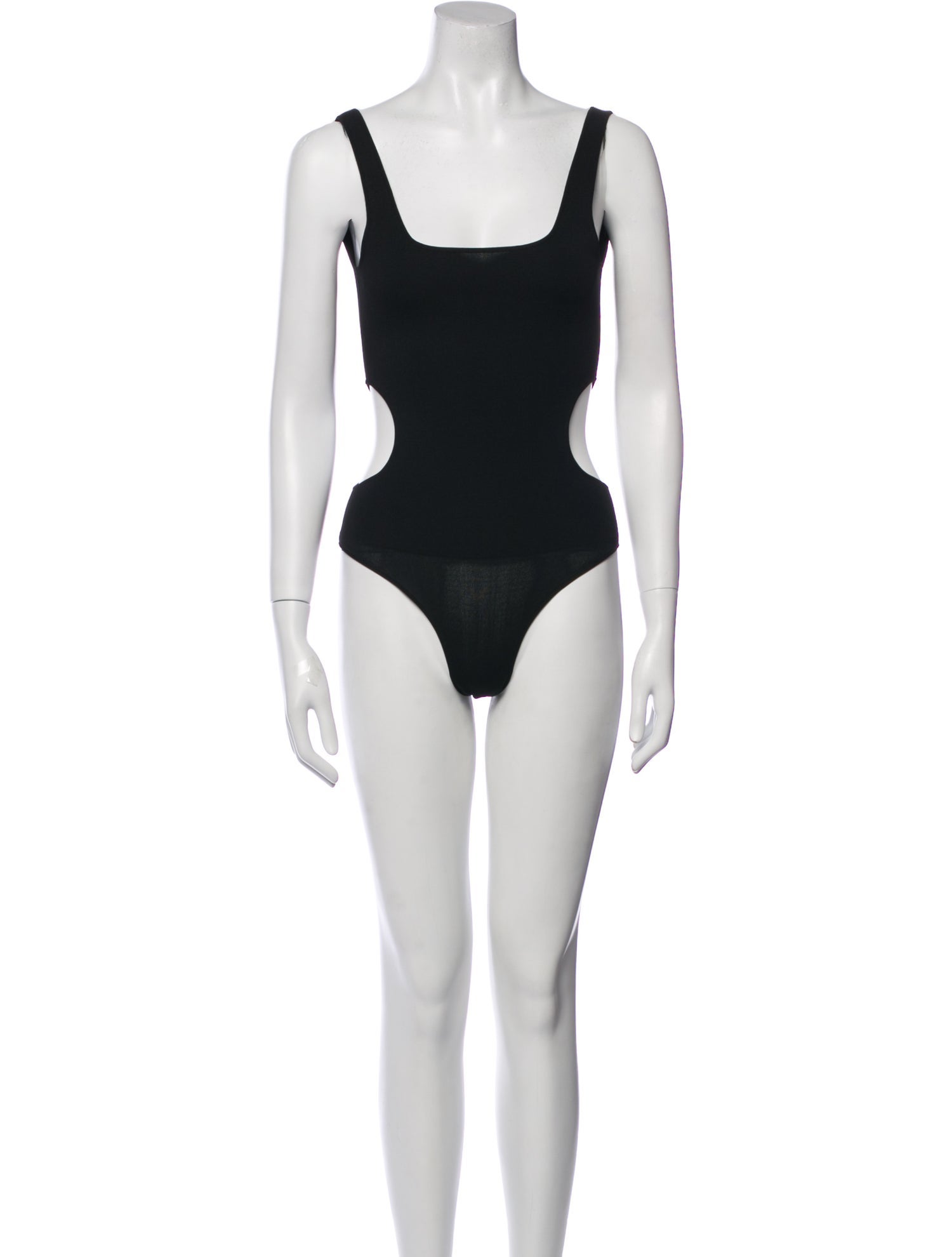 Zeynep Arçay Square Neckline Sleeveless Bodysuit