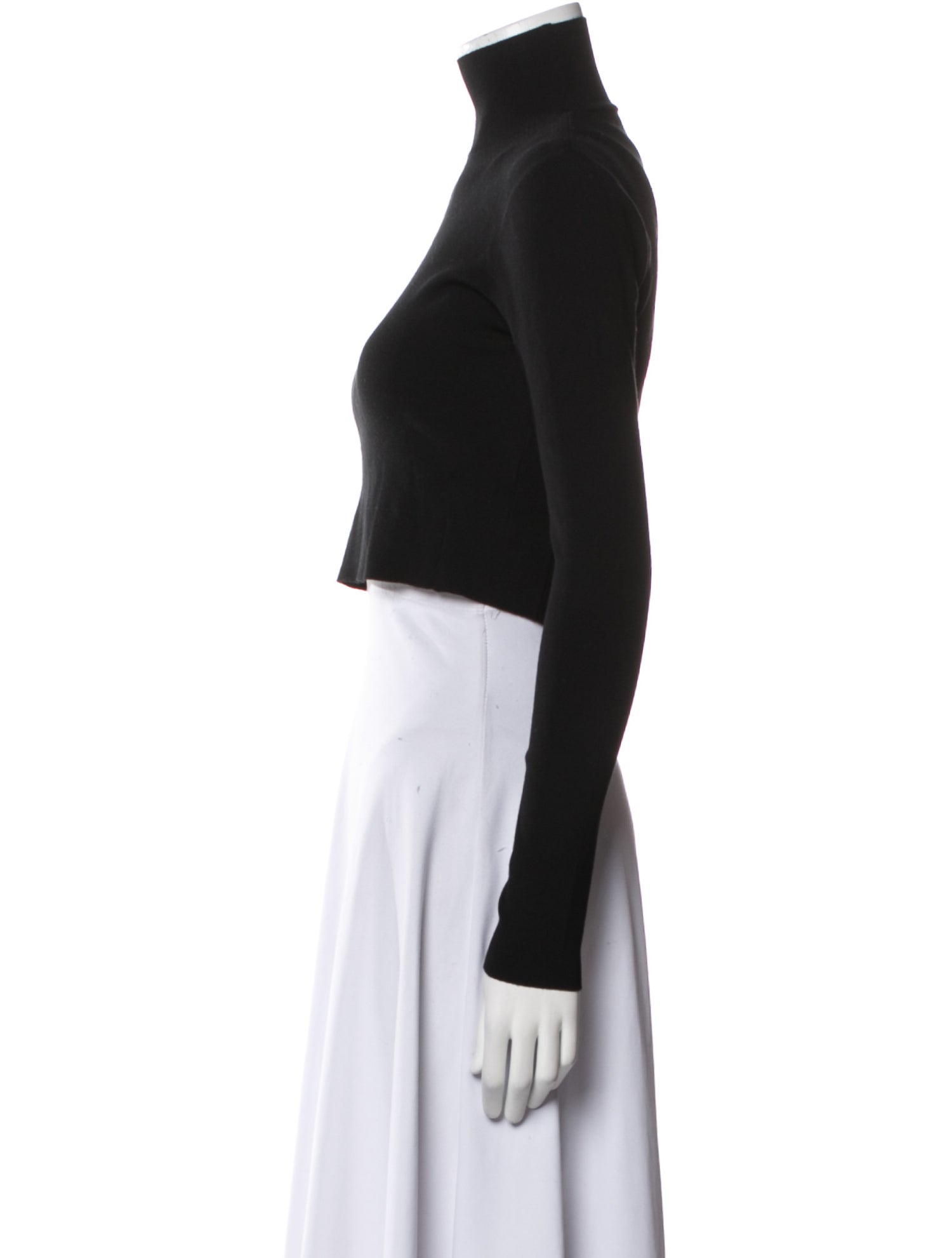 Zeynep Arçay Turtleneck Long Sleeve Crop Top