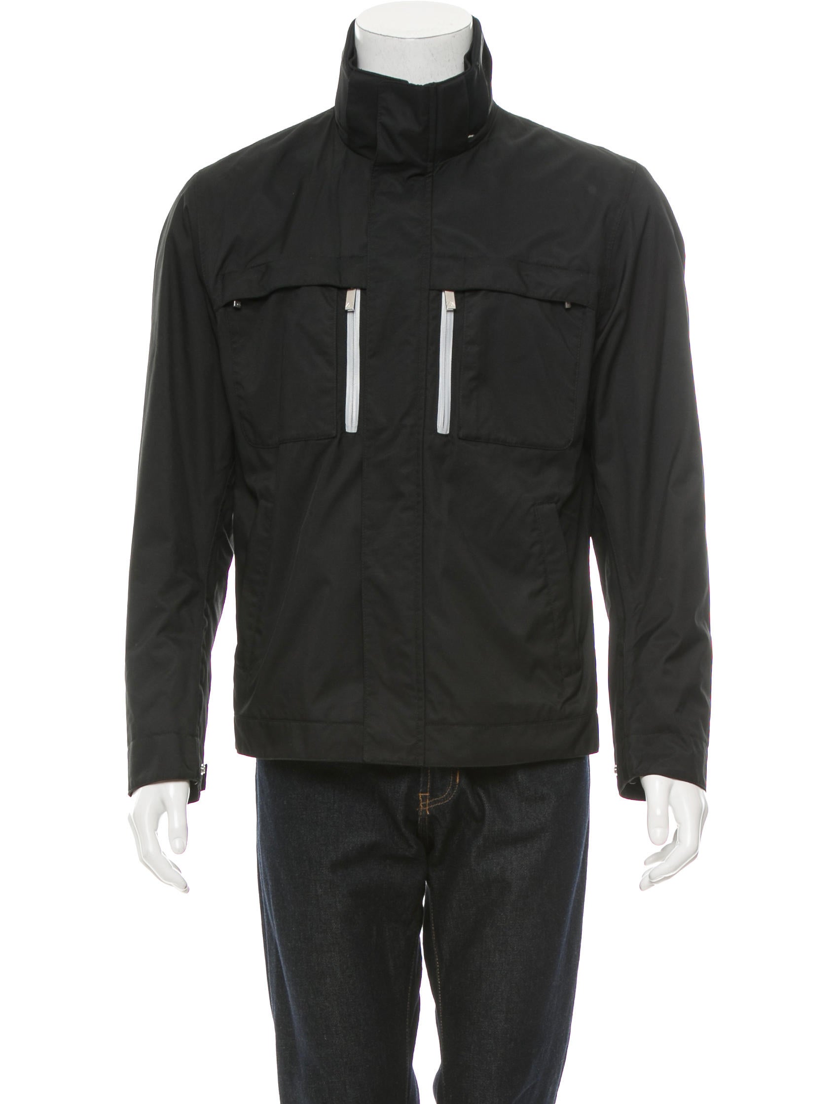 Zegna Sport Ecotech Solar Jacket - Black Outerwear, Clothing