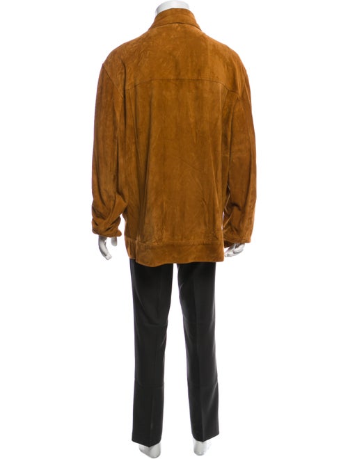 Zegna Sport Leather Overcoat