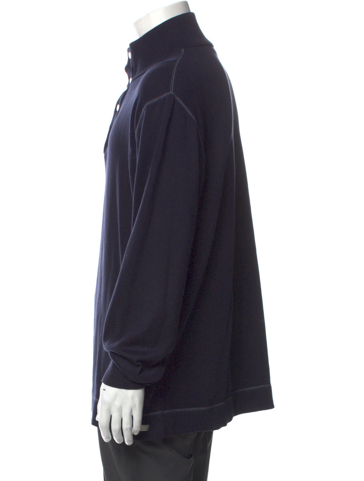 Zegna Sport Turtleneck Long Sleeve Polo Sweater