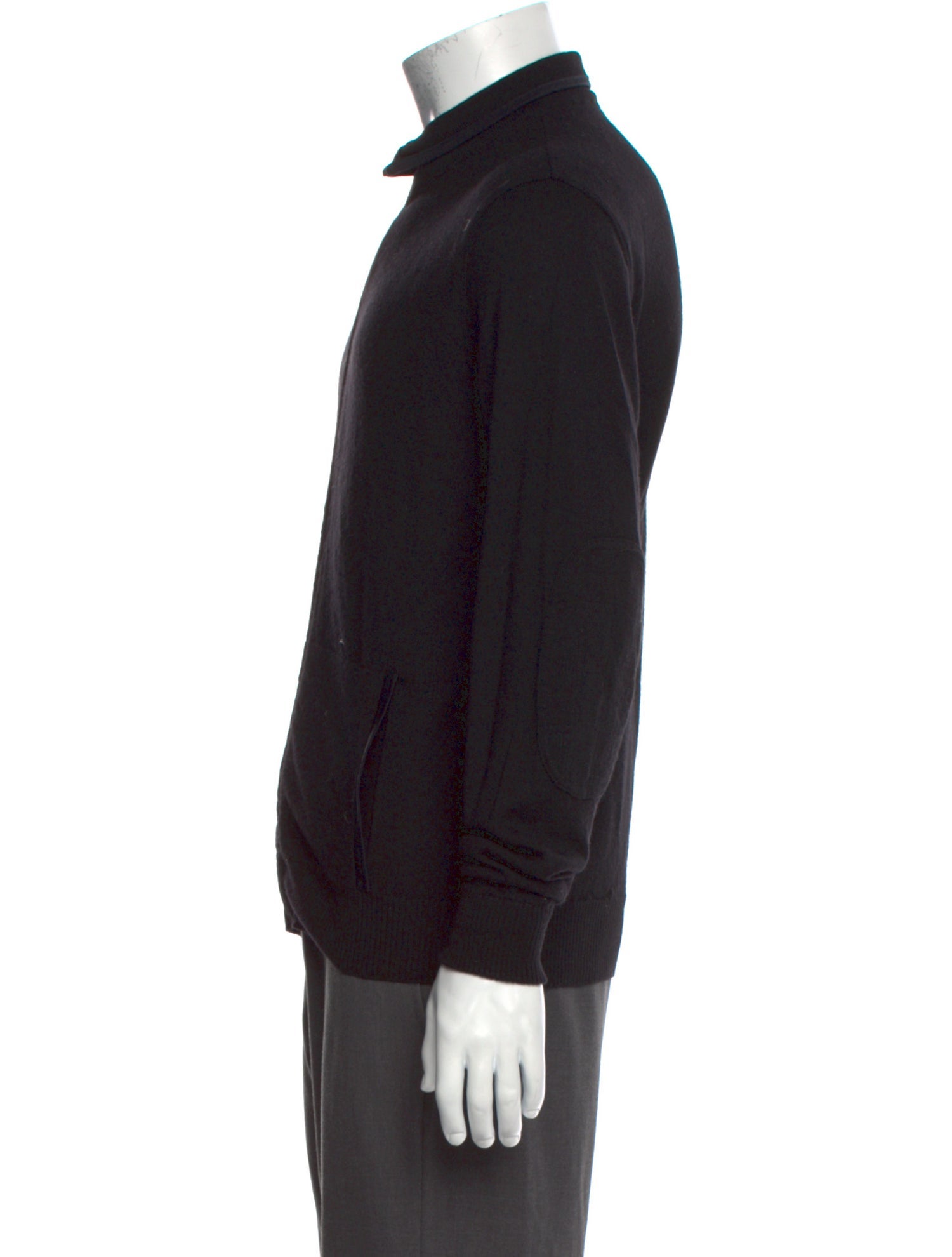 Zegna Sport Wool Mock Neck Cardigan