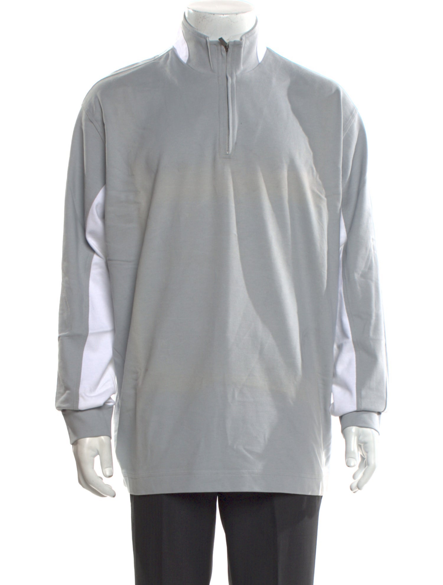 Zegna Sport Mock Neck Long Sleeve Sweatshirt