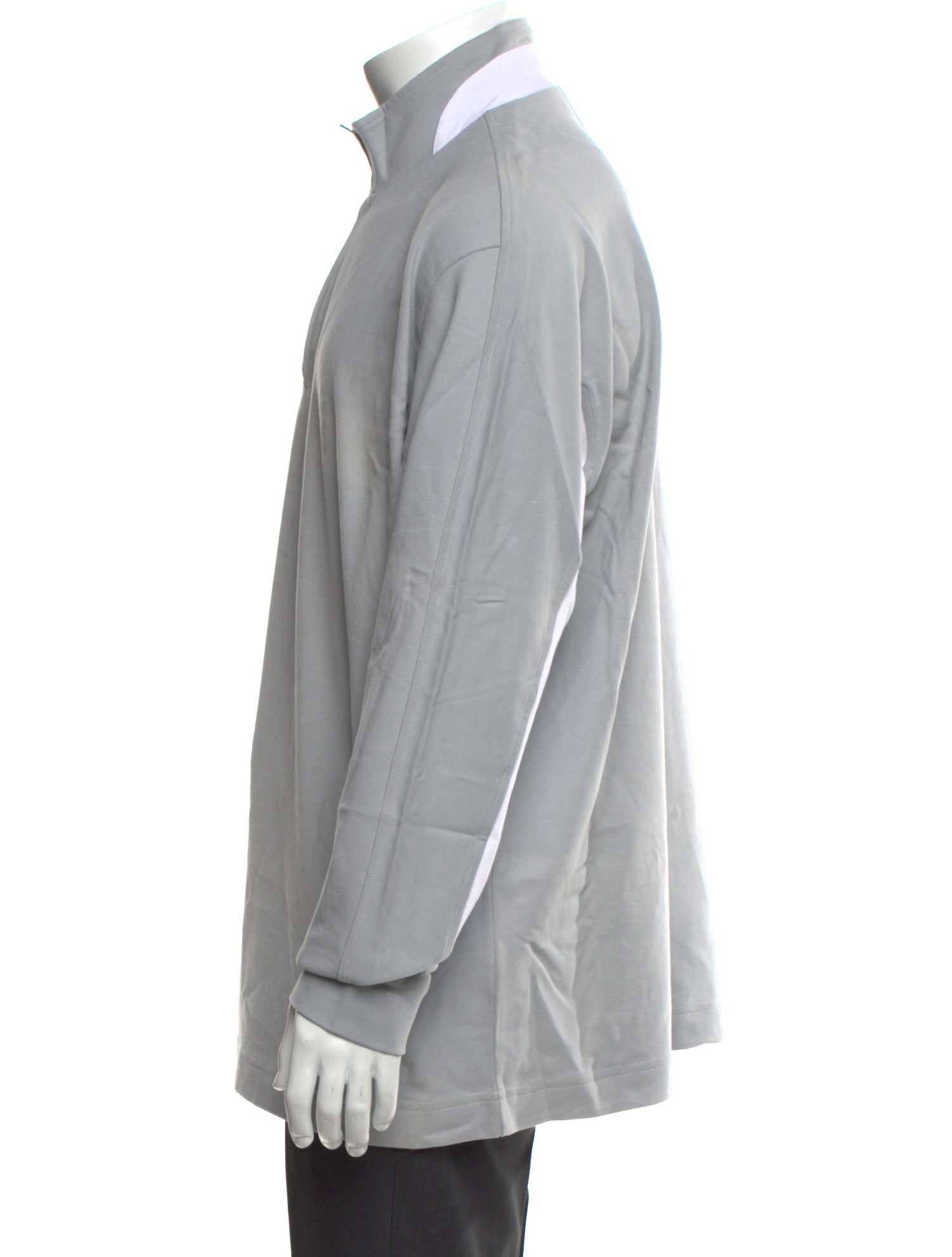 Zegna Sport Mock Neck Long Sleeve Sweatshirt