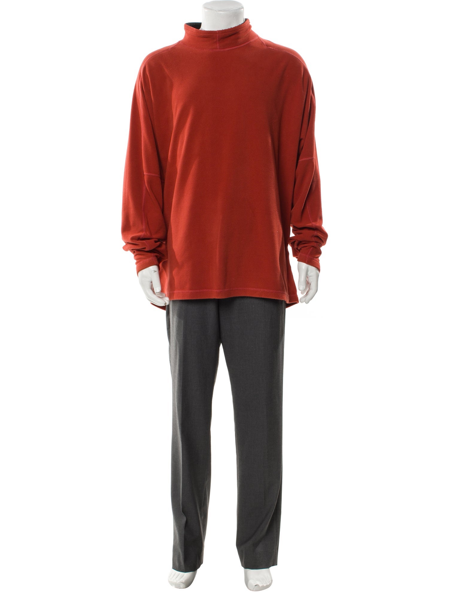 Zegna Sport Mock Neck Long Sleeve Pullover