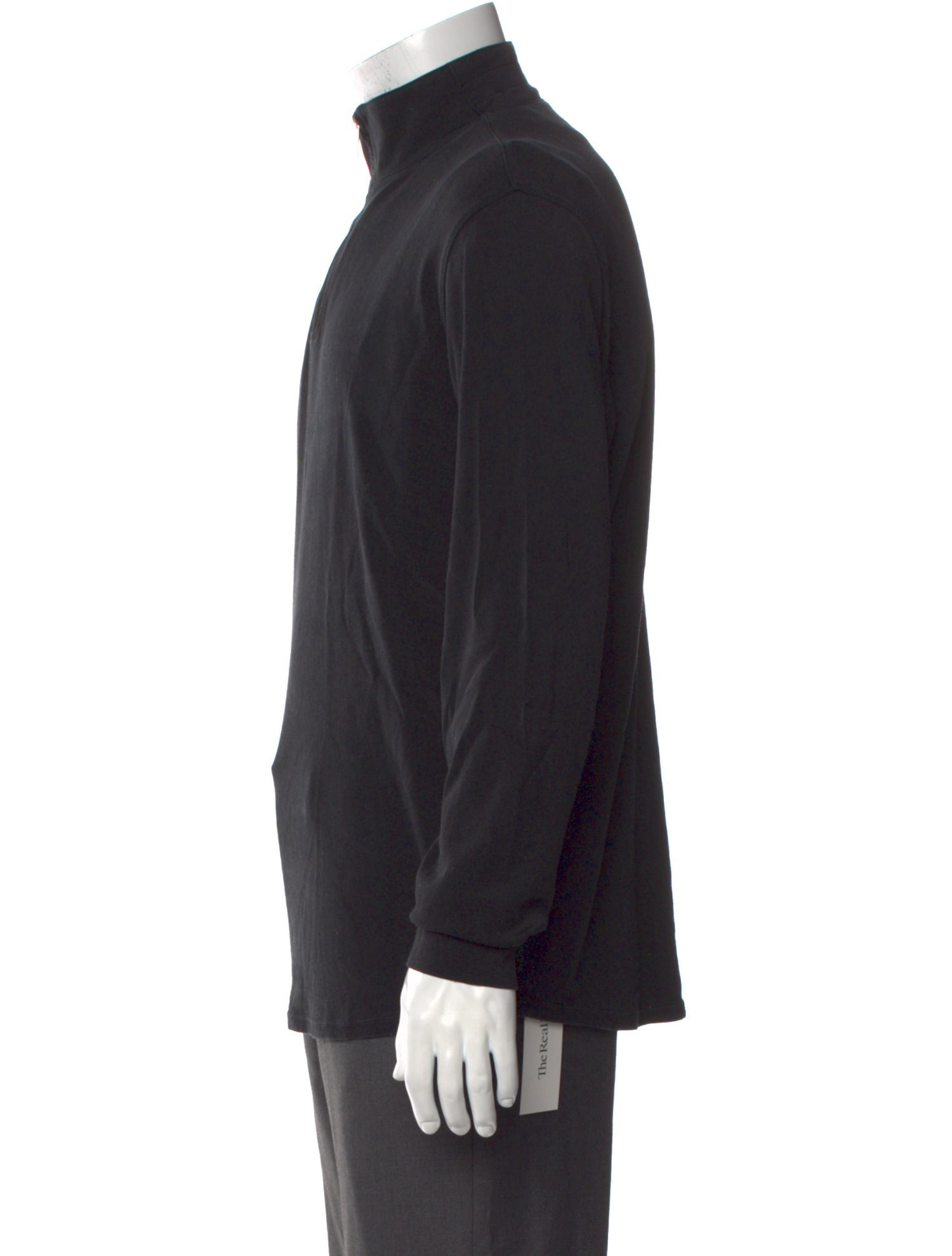 Zegna Sport Silk Mock Neck Polo Sweater