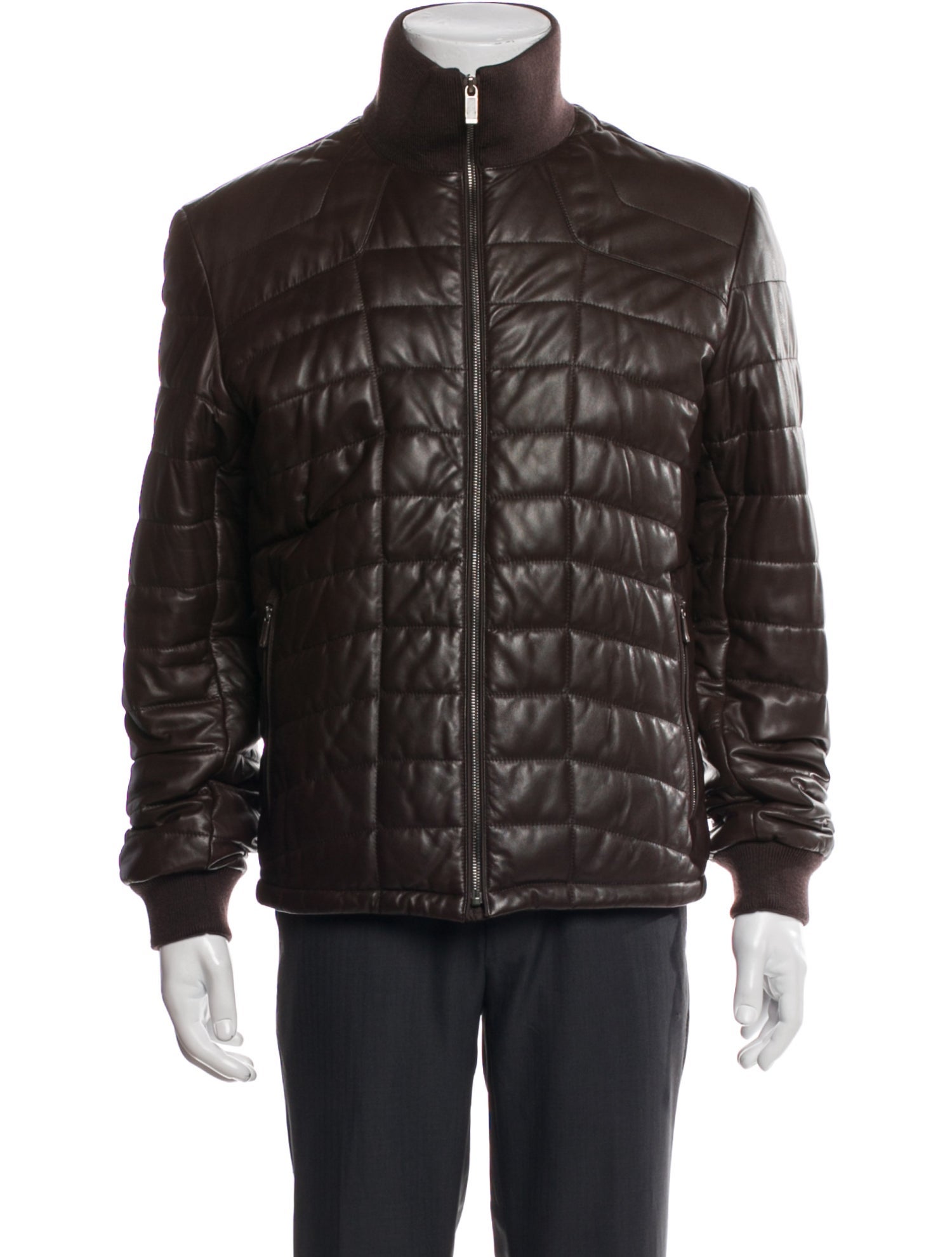 Zegna Sport Lambskin Puffer Coat
