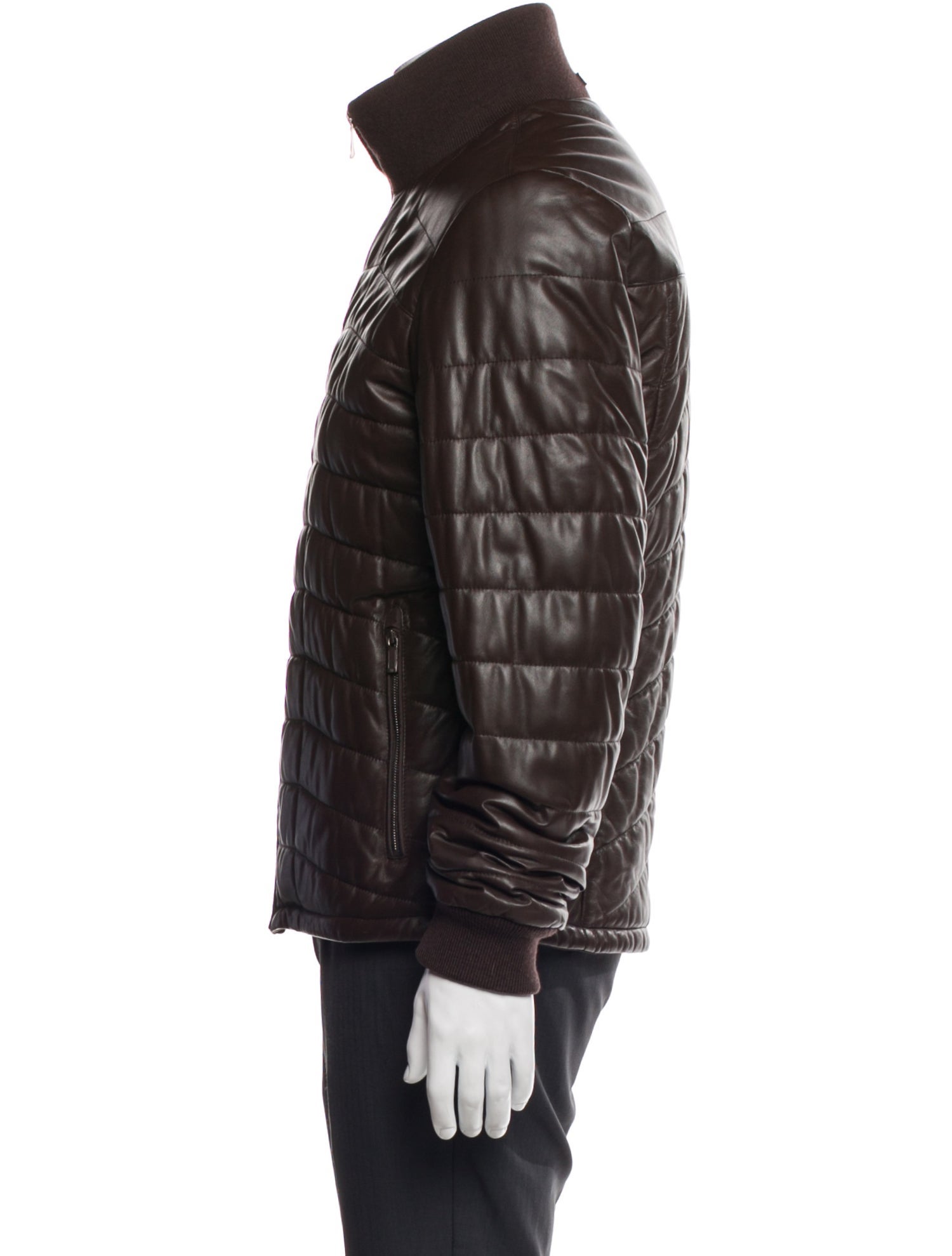 Zegna Sport Lambskin Puffer Coat