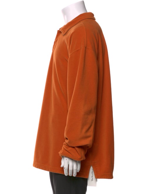 Zegna Sport Mock Neck Long Sleeve Polo Sweater