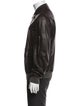 Zegna Sport Leather Bomber Jacket
