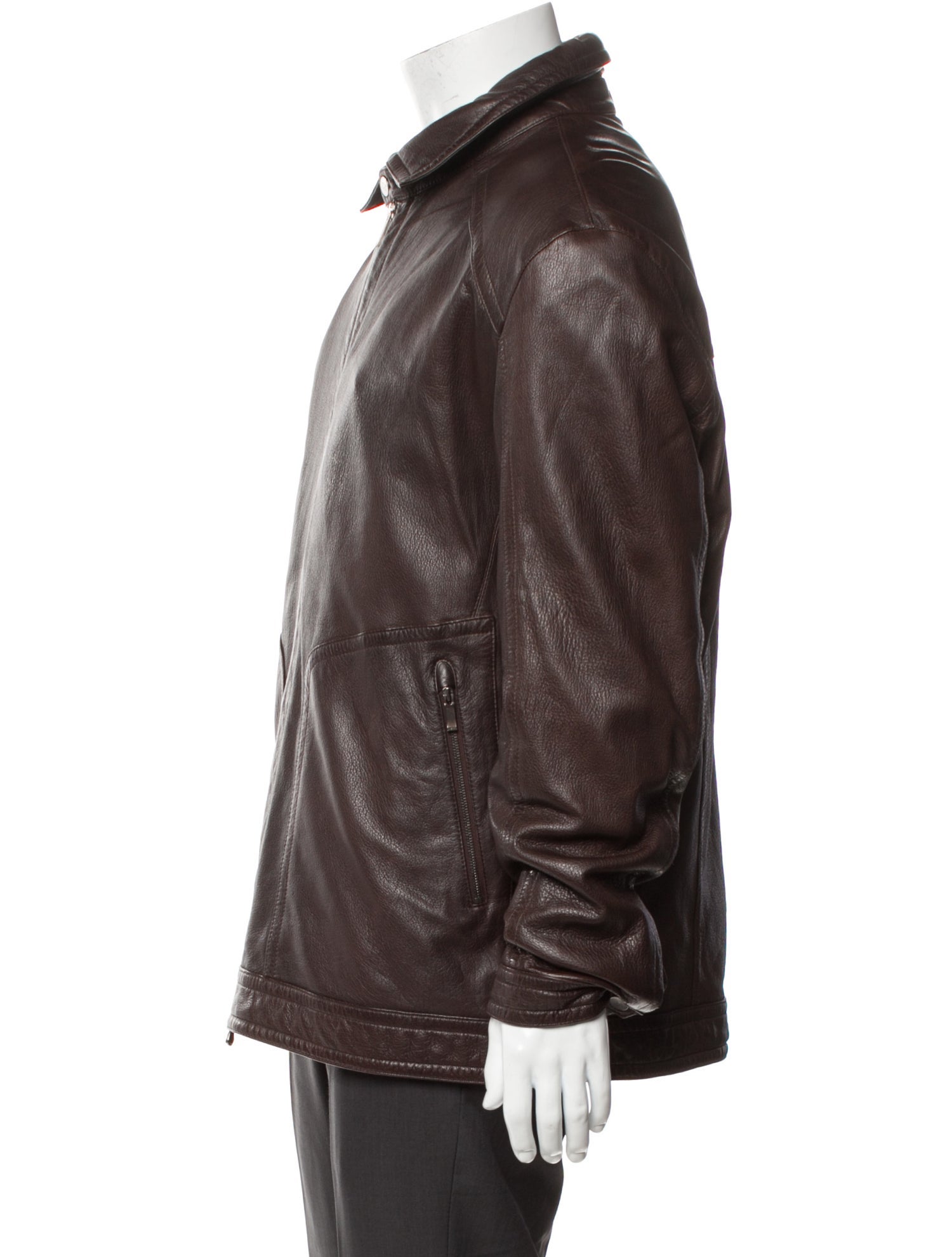 Zegna Sport Lambskin Moto Jacket