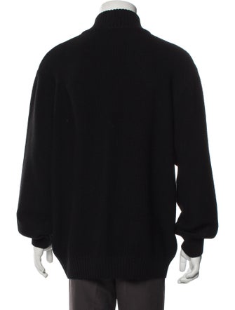 Zegna Sport Wool Turtleneck Polo Sweater