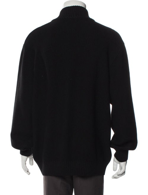 Zegna Sport Wool Turtleneck Polo Sweater