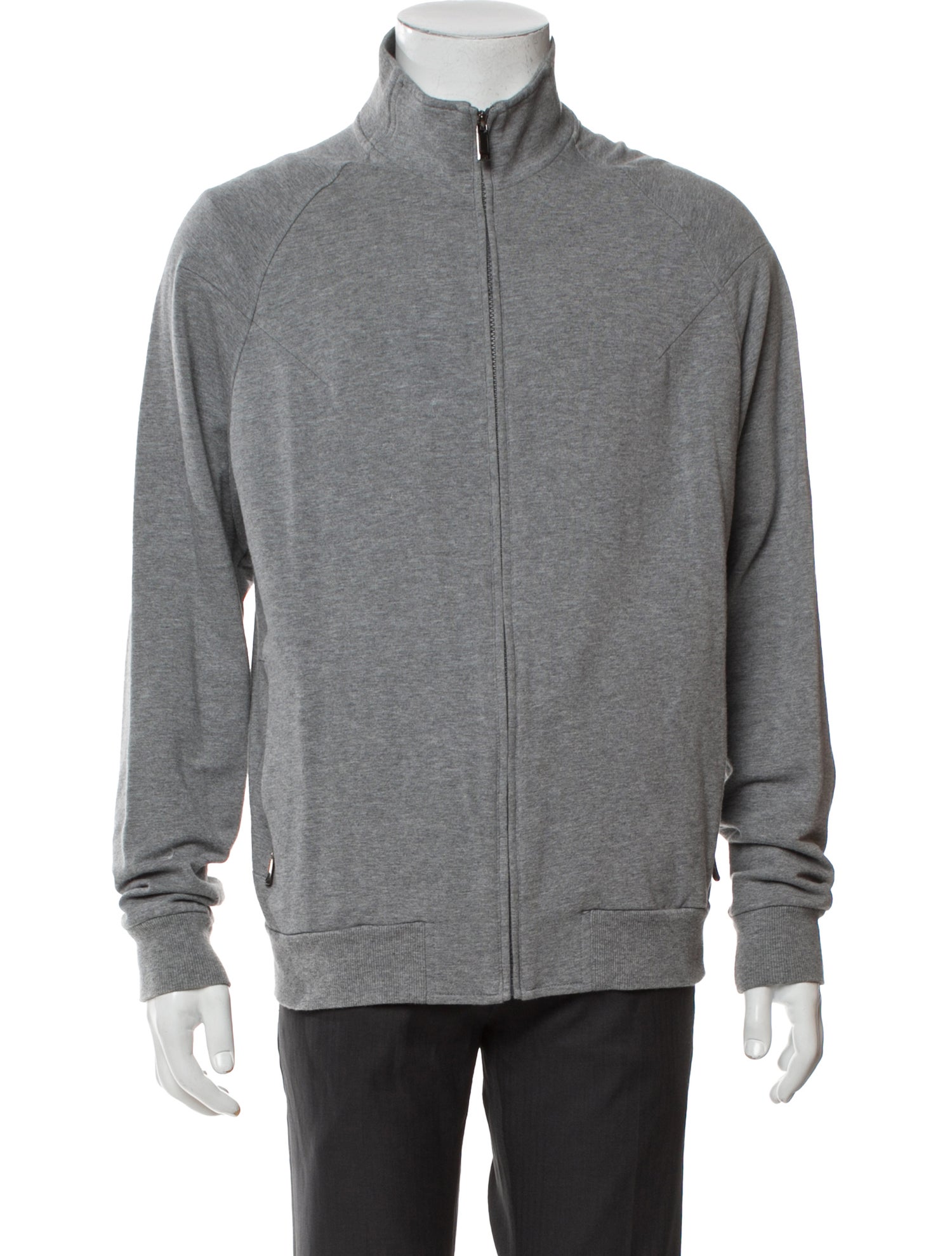 Zegna Sport Mock Neck Long Sleeve Cardigan