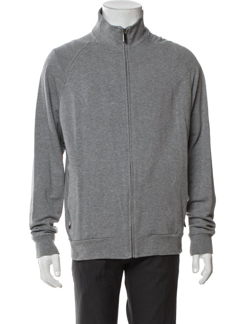 Zegna Sport Mock Neck Long Sleeve Cardigan