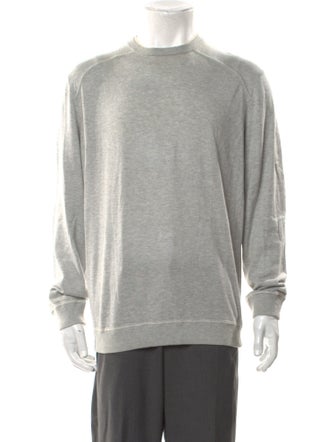 Zegna Sport Crew Neck Long Sleeve Polo Sweater