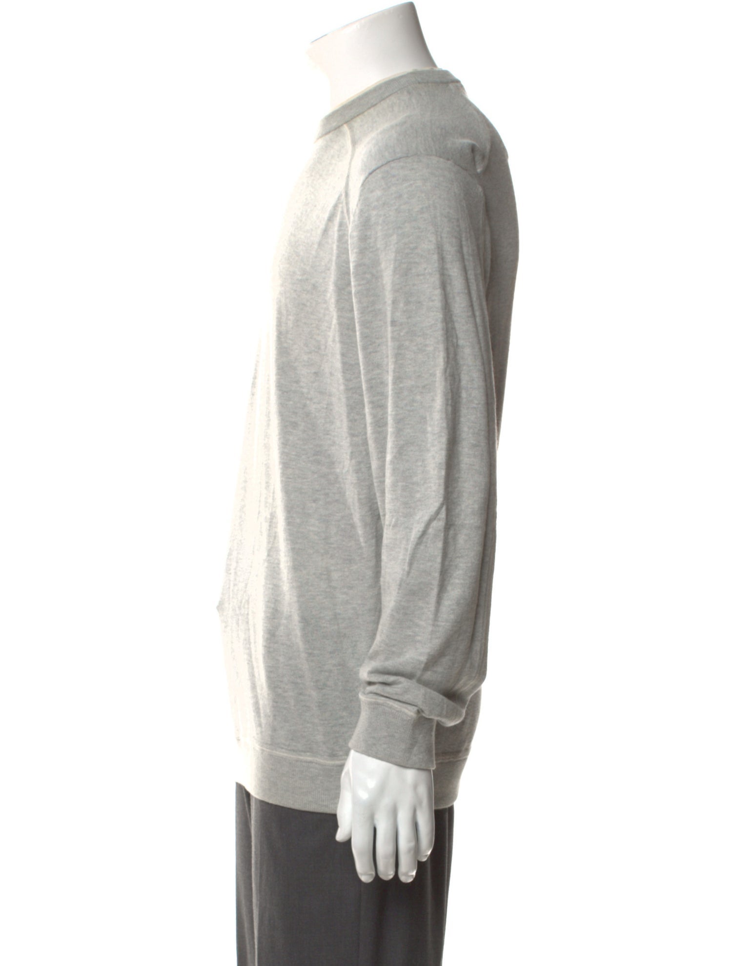 Zegna Sport Crew Neck Long Sleeve Polo Sweater