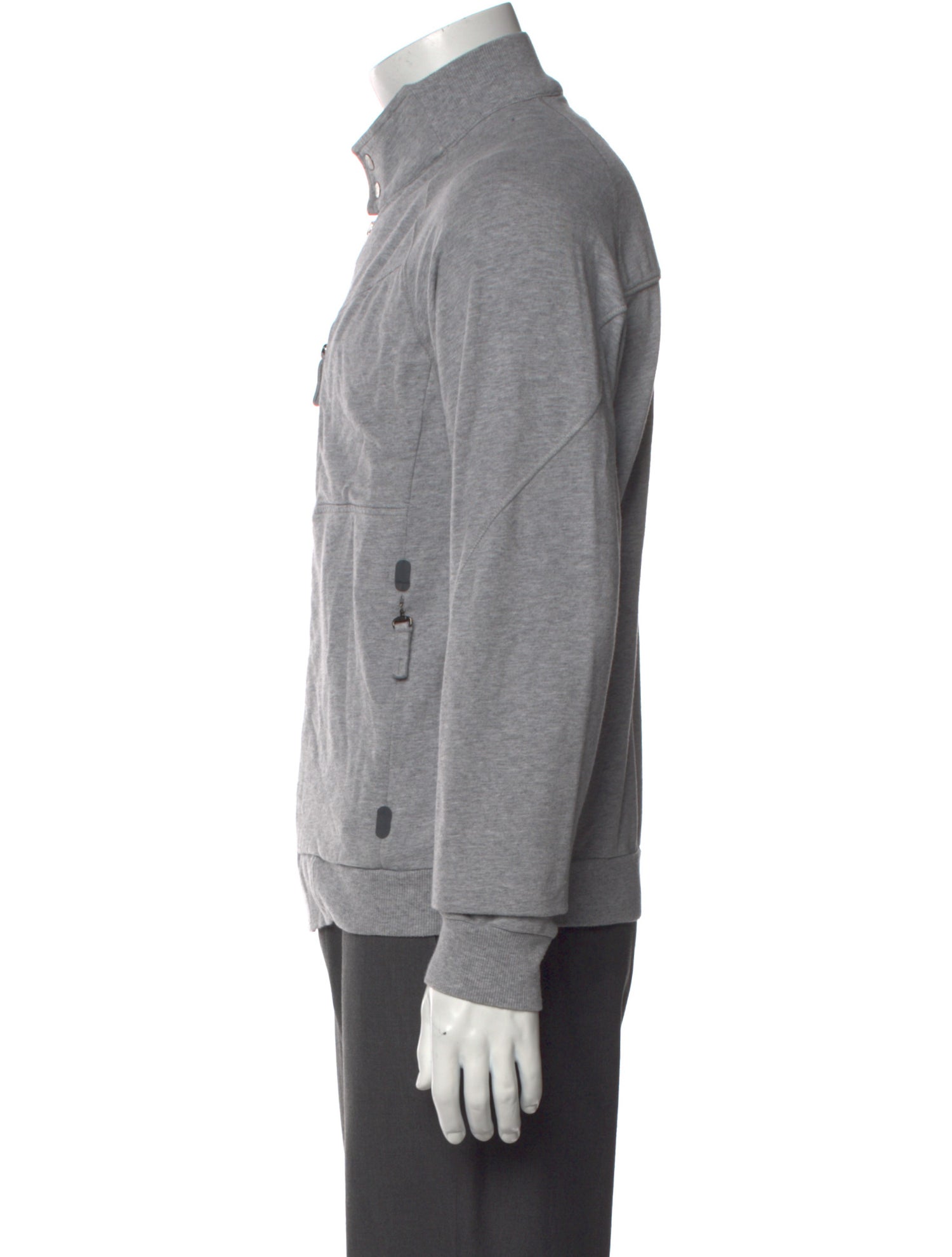 Zegna Sport Mock Neck Long Sleeve Cardigan