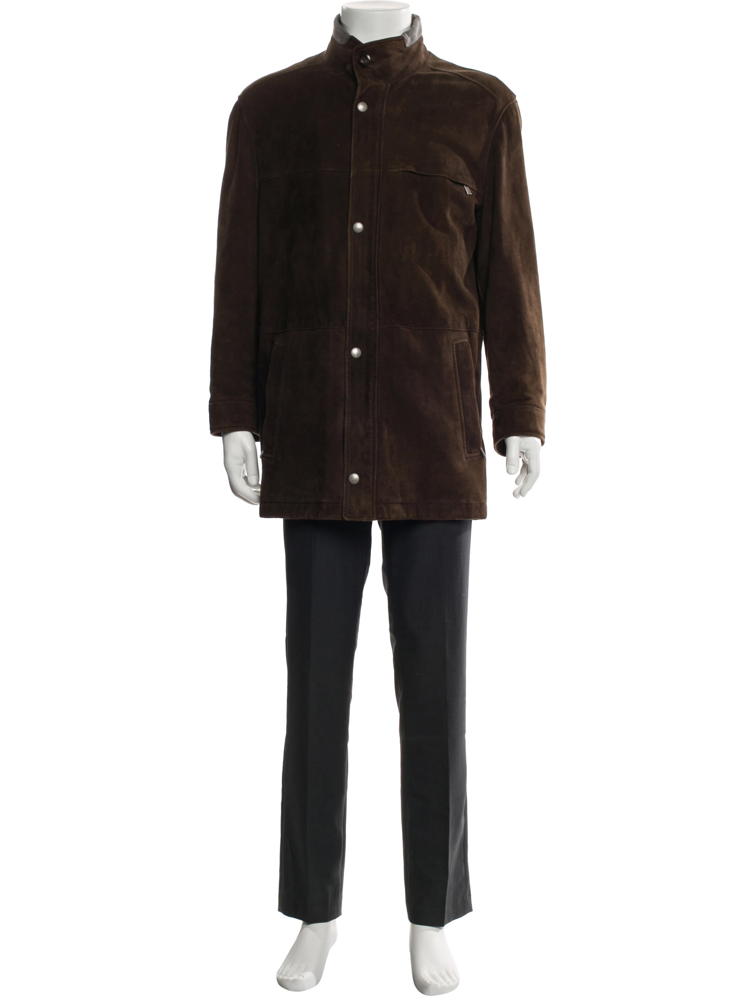 Zegna Sport Leather Parka
