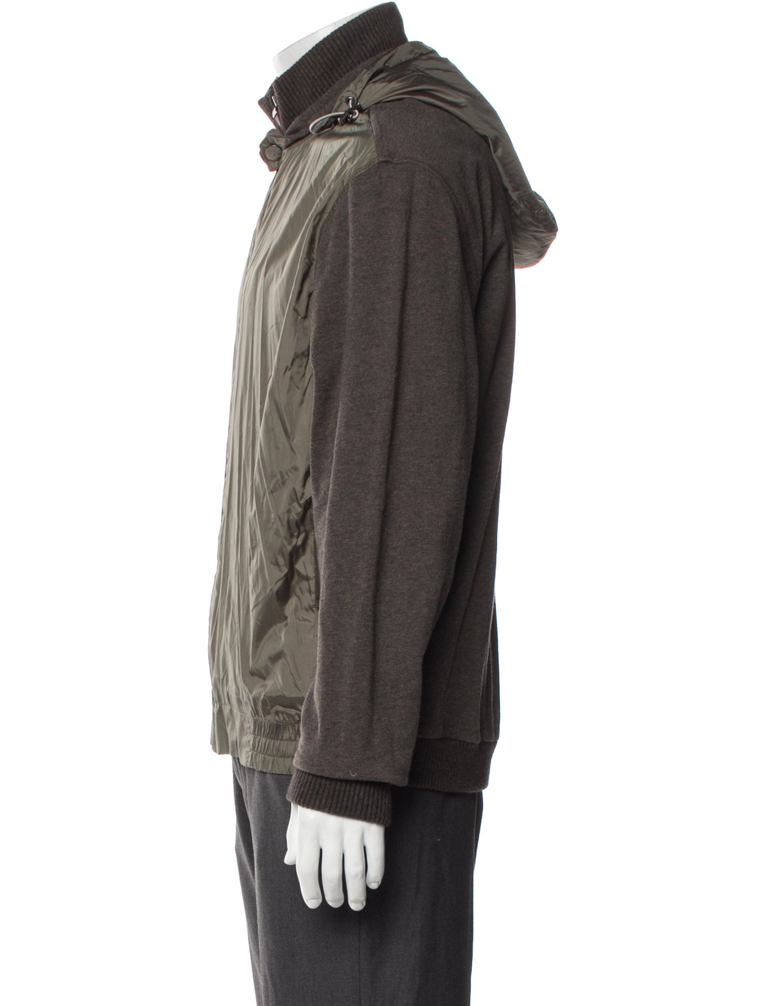 Zegna Sport Colorblock Pattern Windbreaker