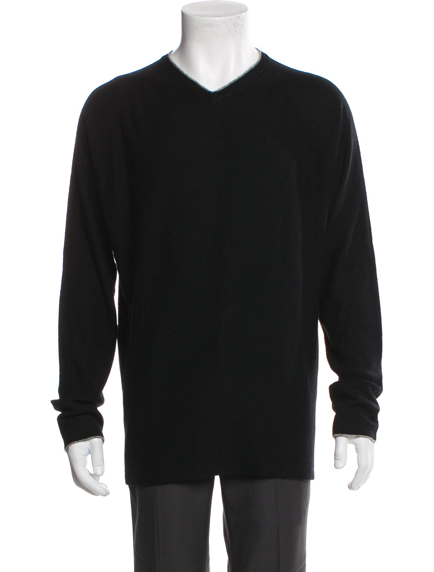 Zegna Sport Silk V-Neck Pullover