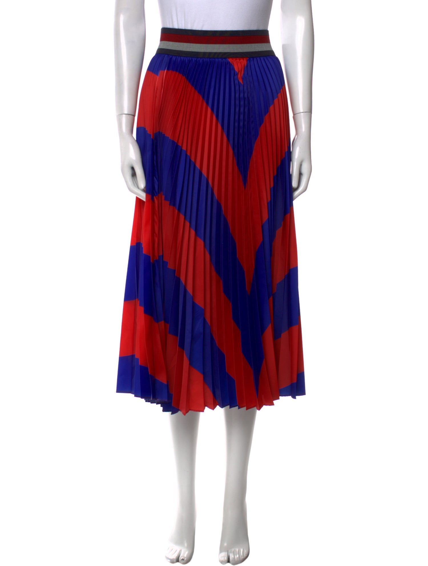 Zendaya x Tommy Hilfiger Striped Midi Length Skirt w/ Tags