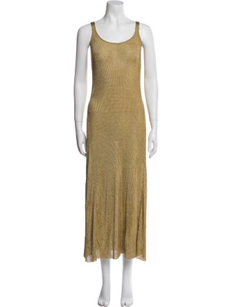 Zendaya x Tommy Hilfiger Scoop Neck Midi Length Dress