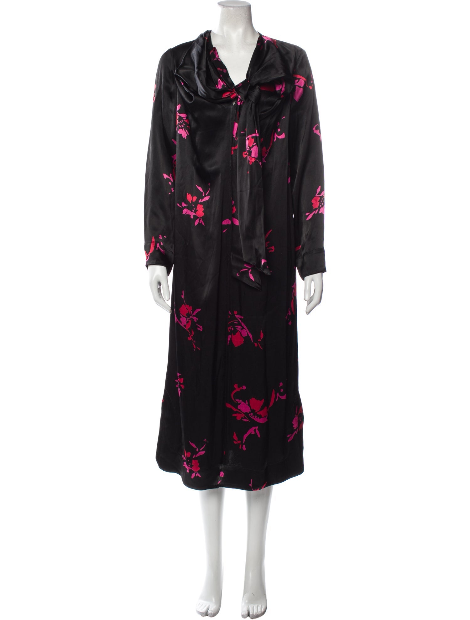 Ganni Floral Print Long Dress w/ Tags