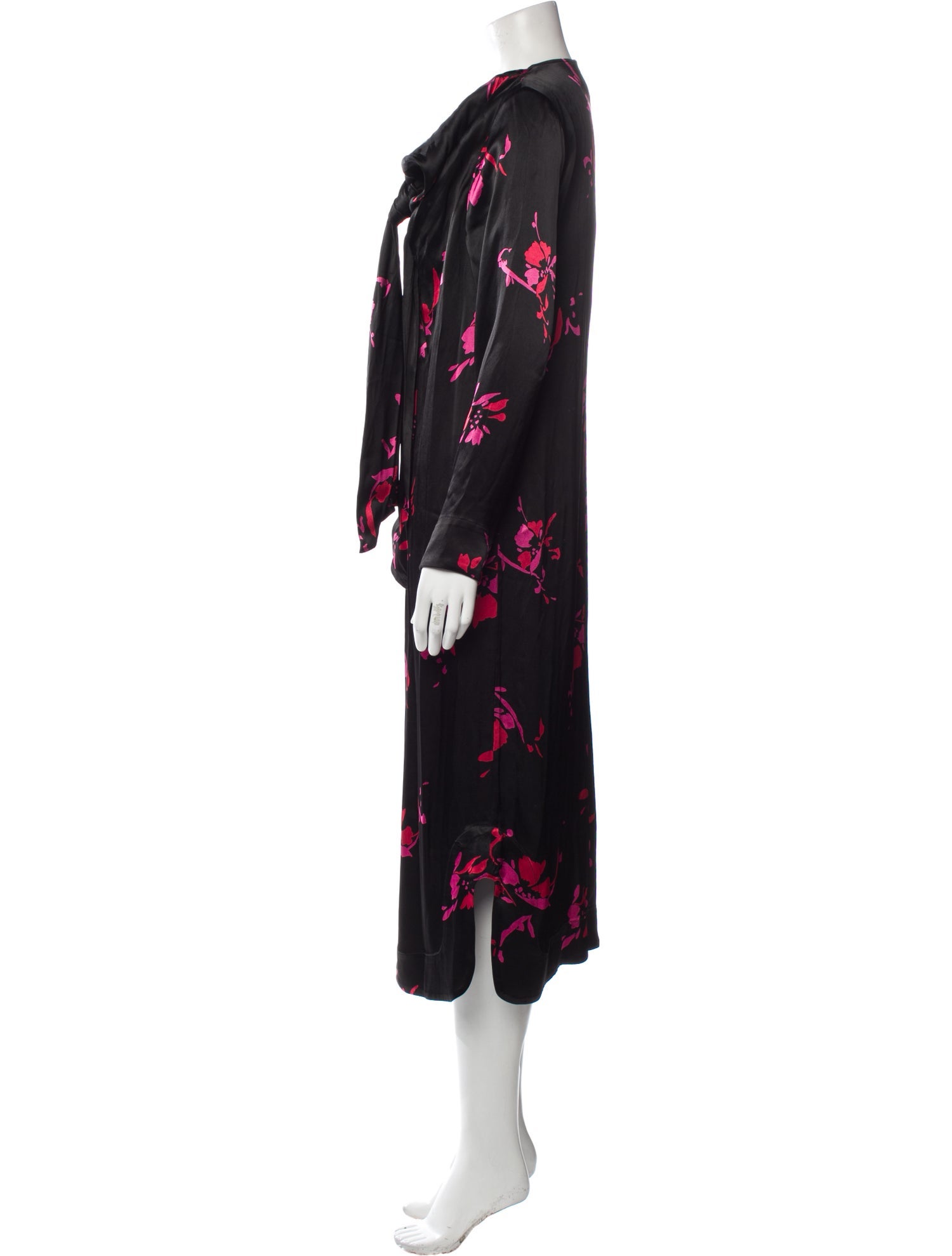 Ganni Floral Print Long Dress w/ Tags