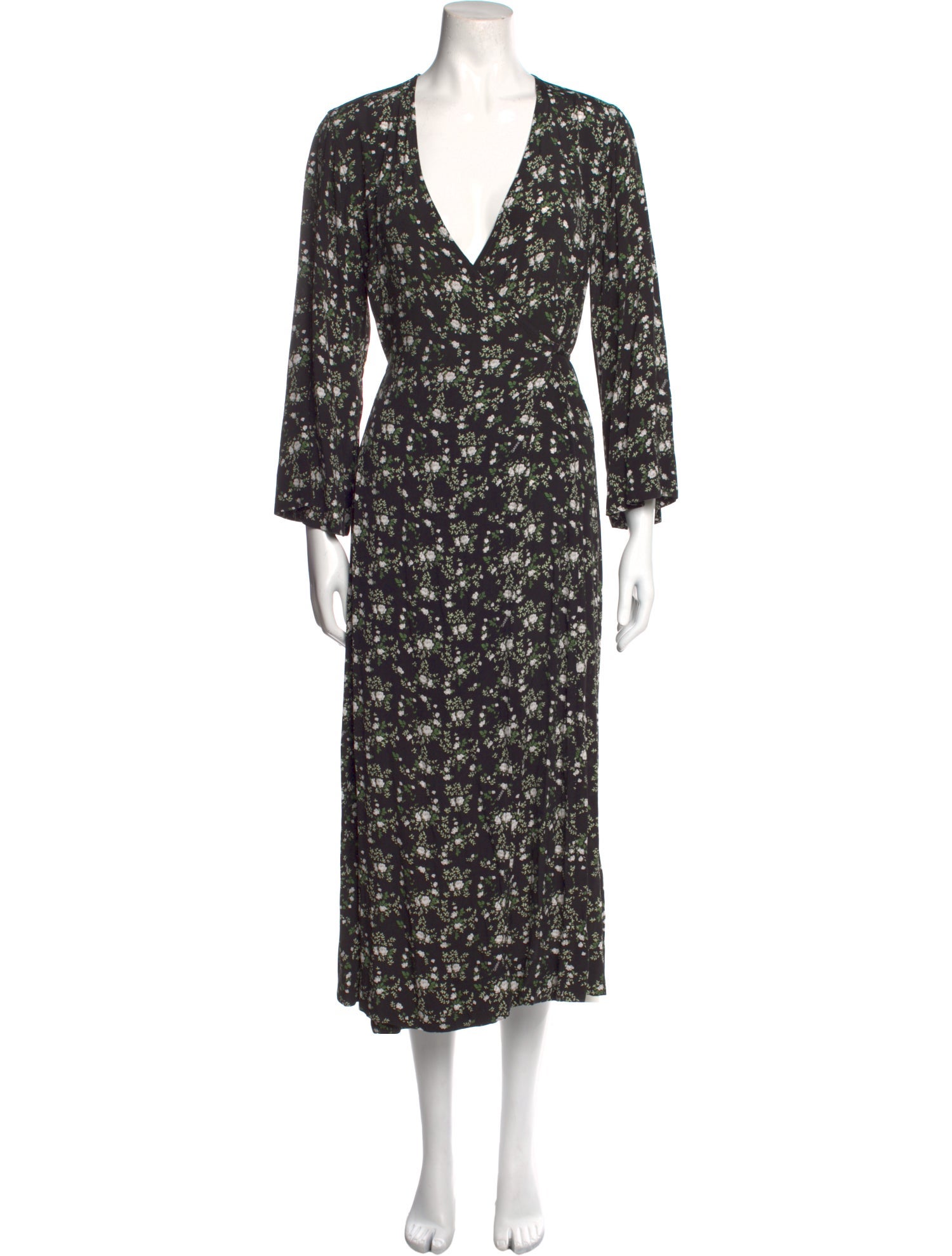 Ganni Floral Print Long Dress