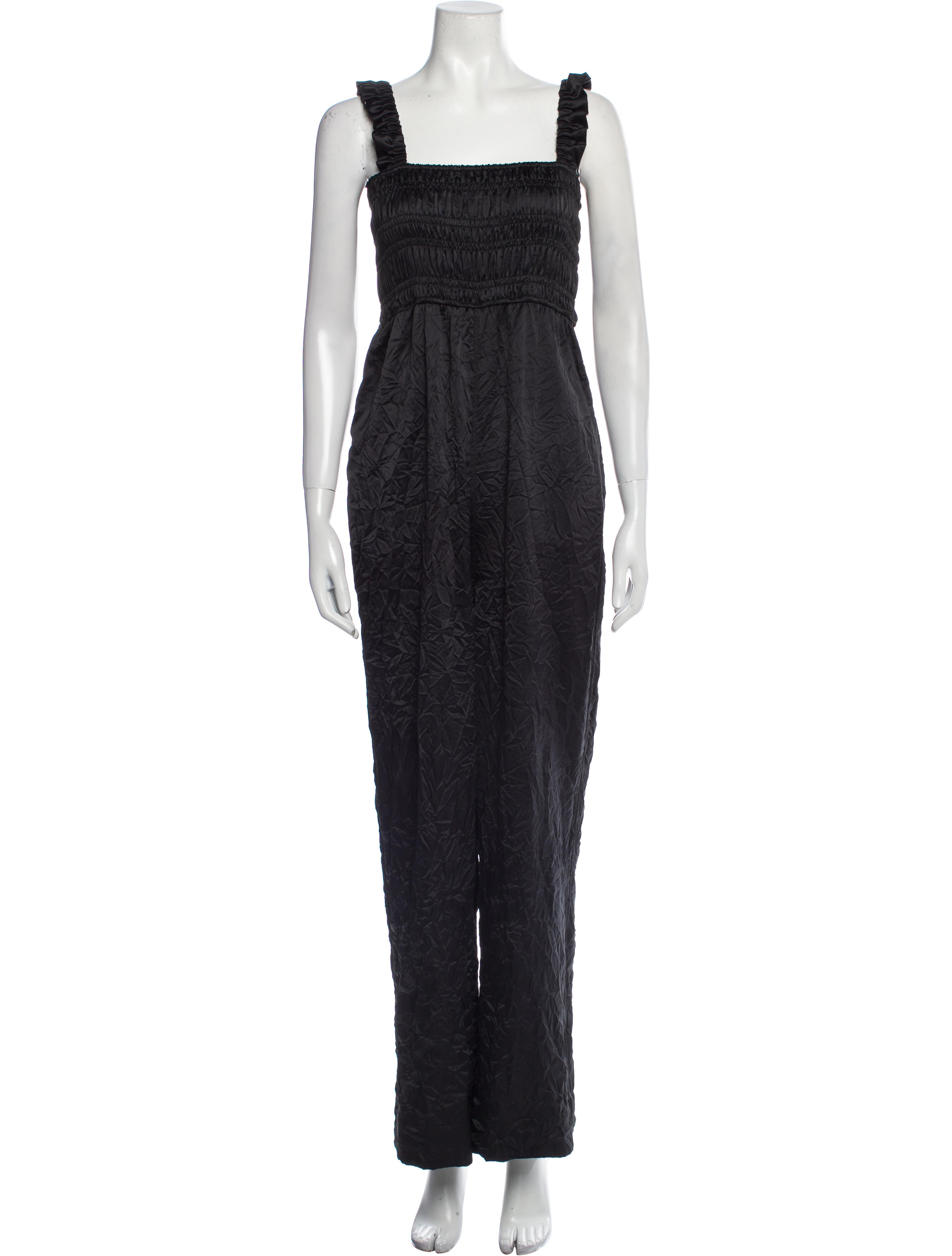 Ganni Square Neckline Jumpsuit