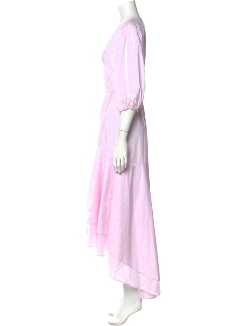 Ganni V-Neck Long Dress