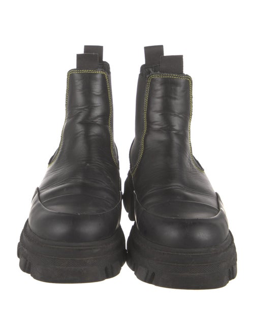 Ganni Leather Chelsea Boots