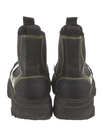 Ganni Leather Chelsea Boots
