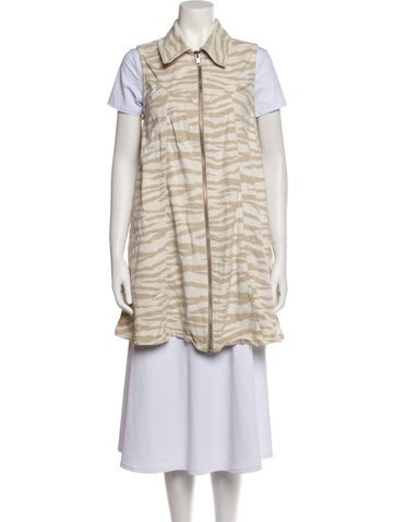 Ganni Jackets Animal Print Vest Us6, Dk36 | M