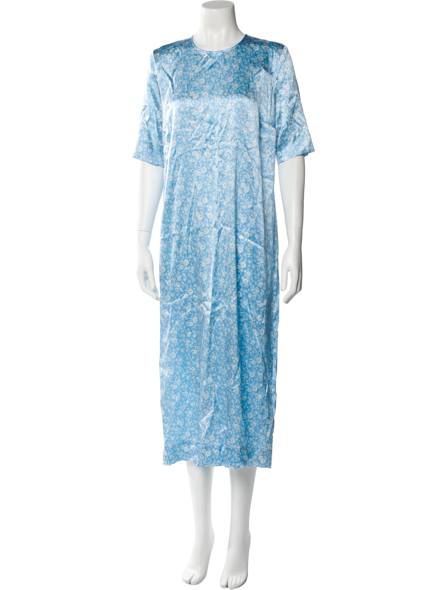 Ganni Silk Long Dress