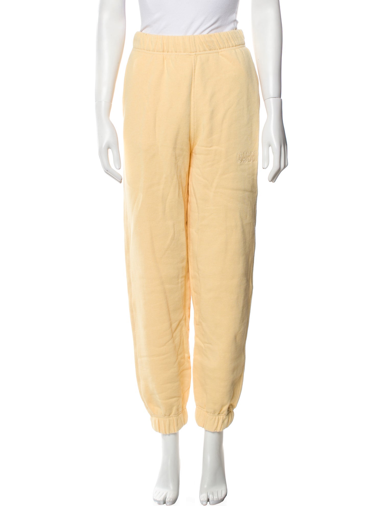 Ganni Embroidered Accent Sweatpants