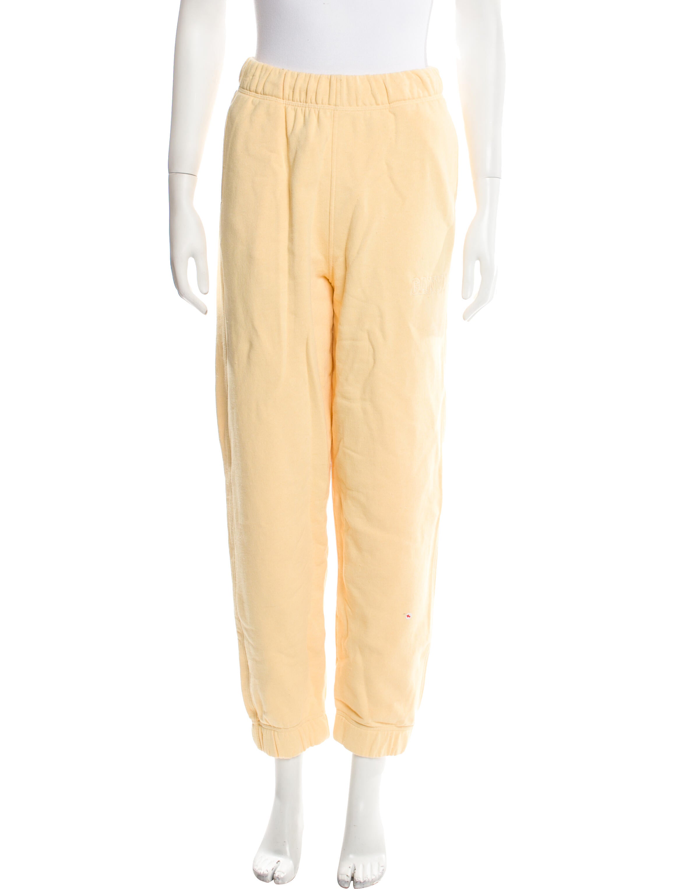 Ganni Embroidered Accent Sweatpants