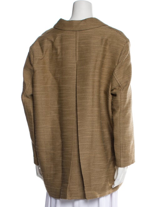 Ganni Plaid Print Blazer