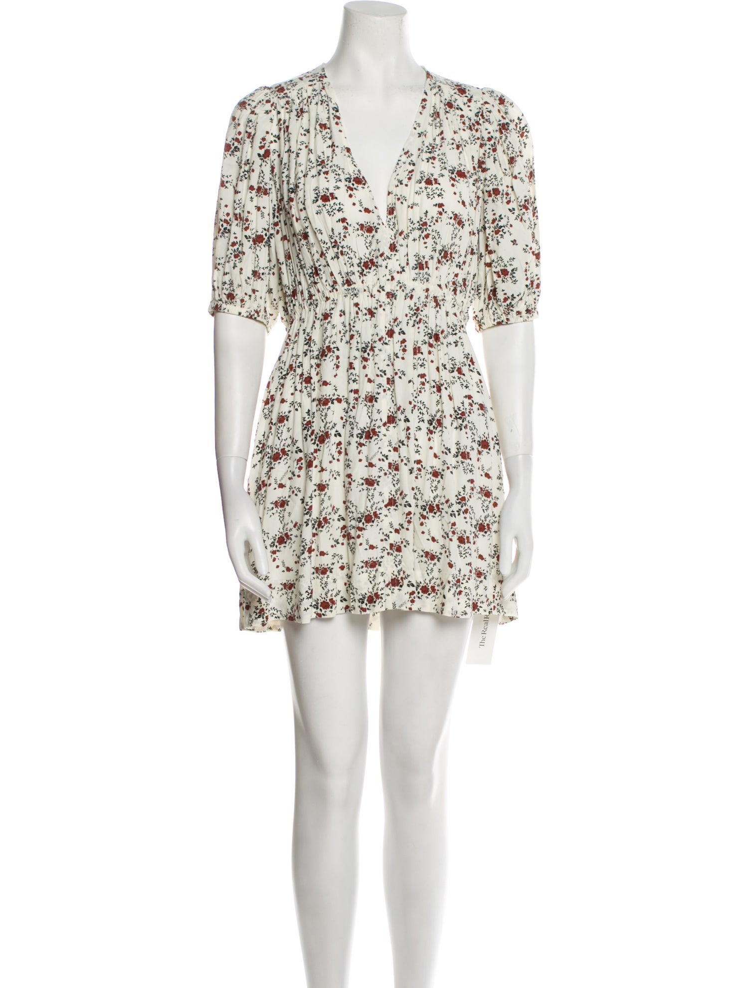 Ganni Floral Print Mini Dress