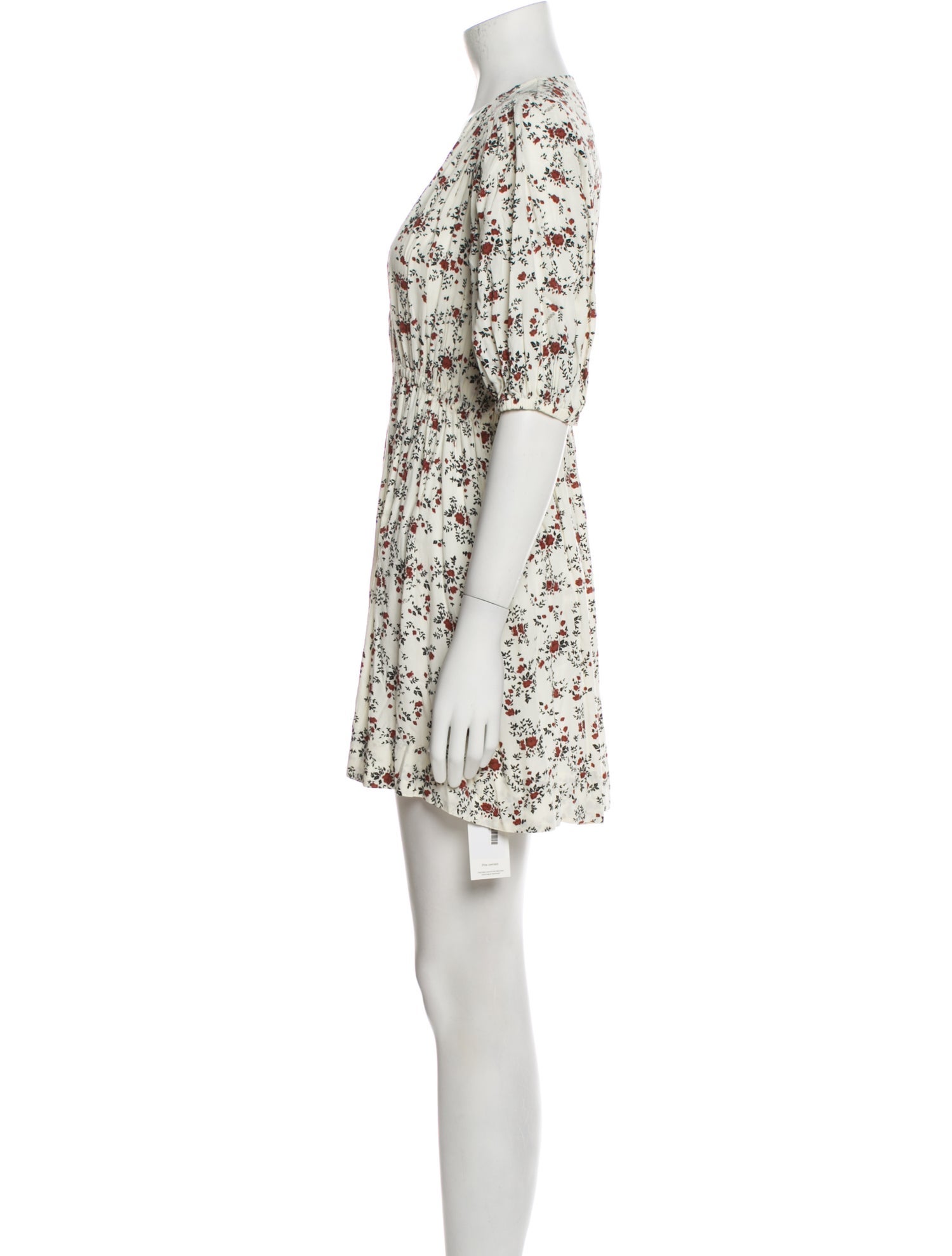 Ganni Floral Print Mini Dress