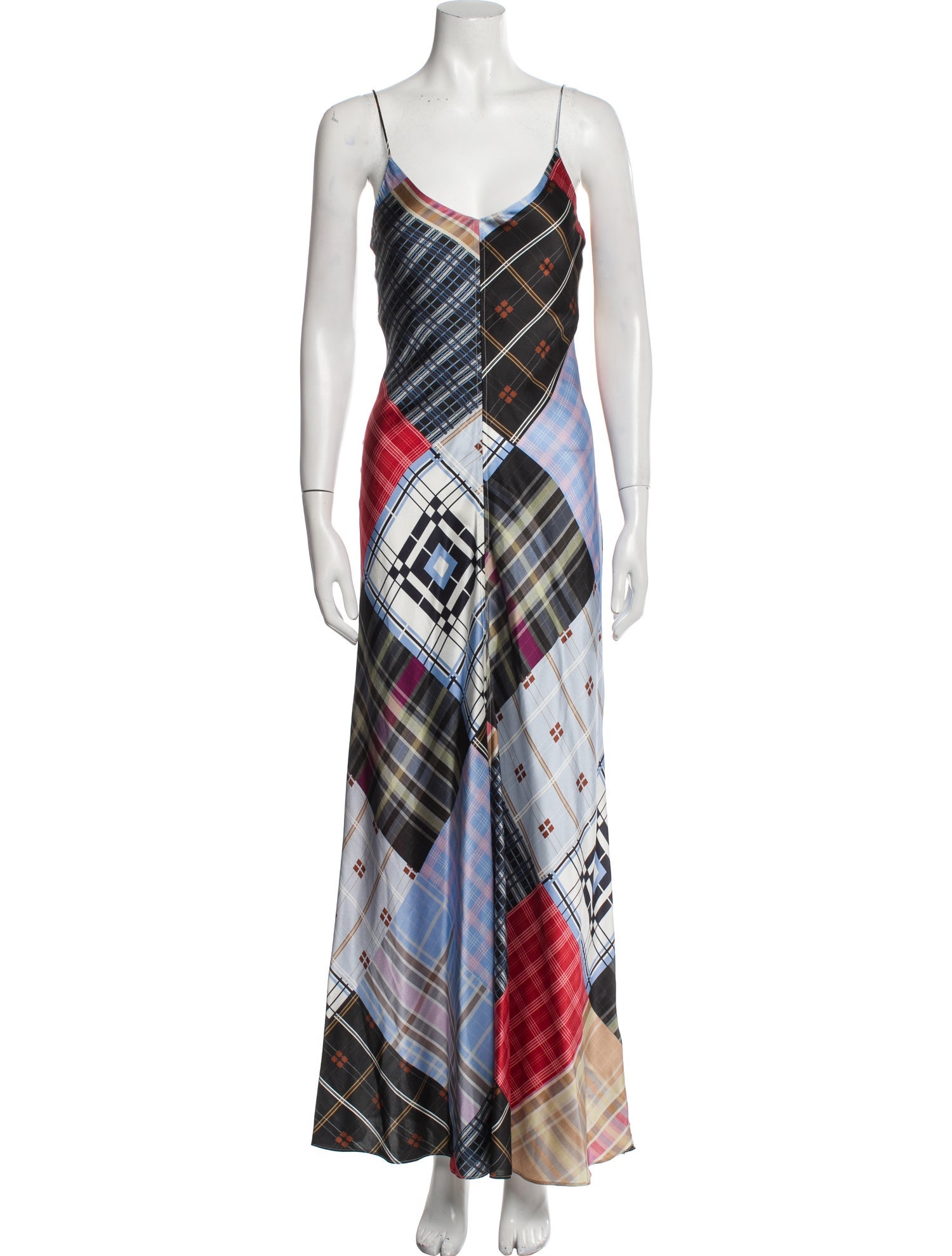 Ganni Silk Long Dress