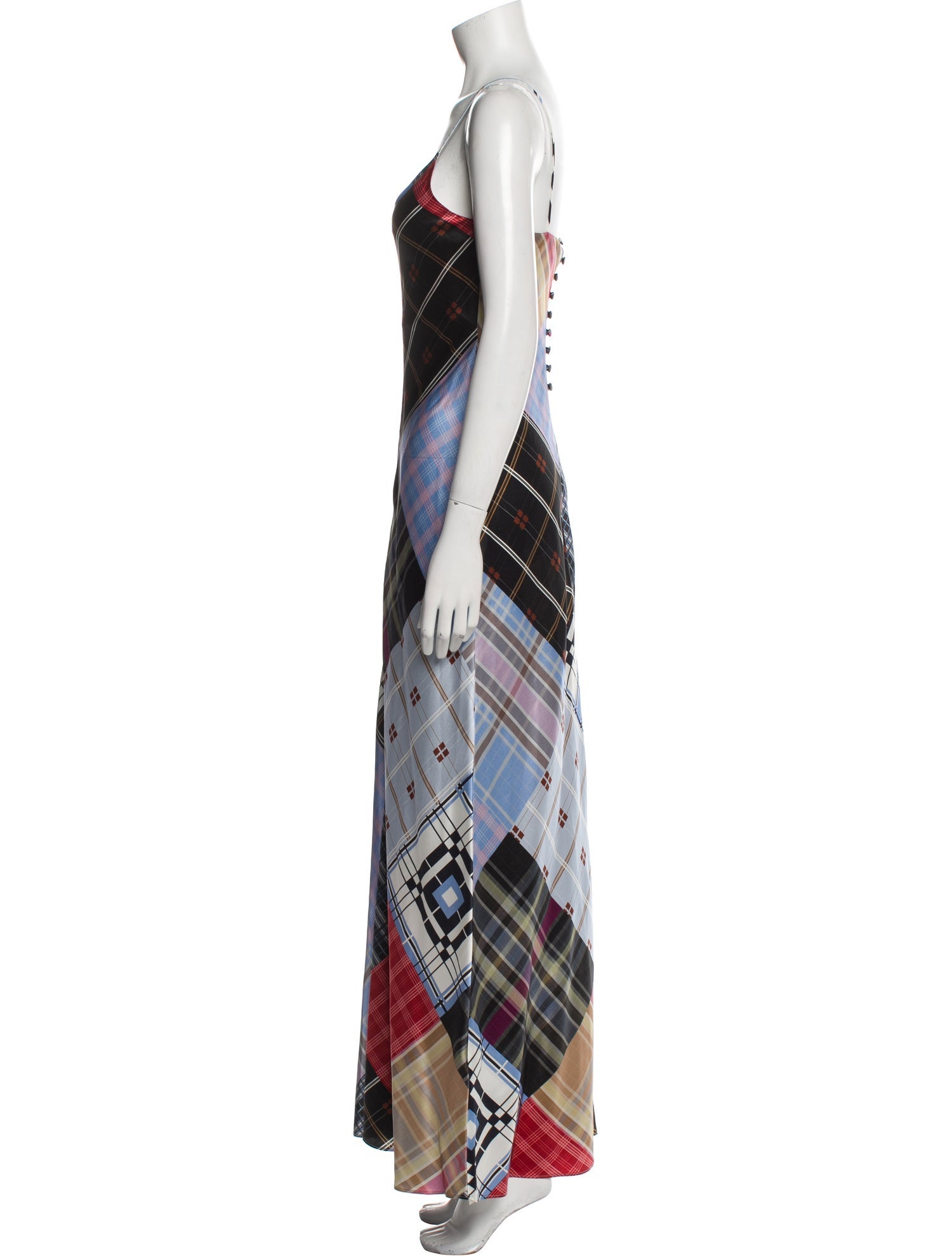 Ganni Silk Long Dress