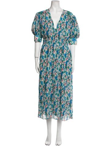 Ganni Dresses Floral Print Long Dress Us8, Dk38 | M