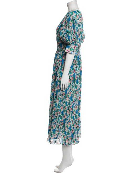 Ganni Floral Print Long Dress