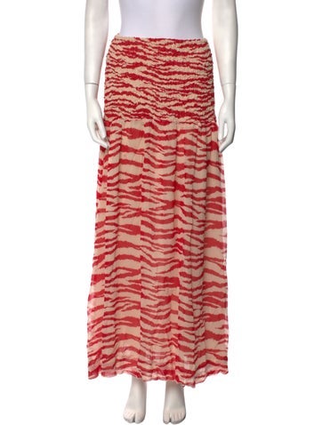 Ganni Skirts Striped Long Skirt Us12, Dk42 | XL